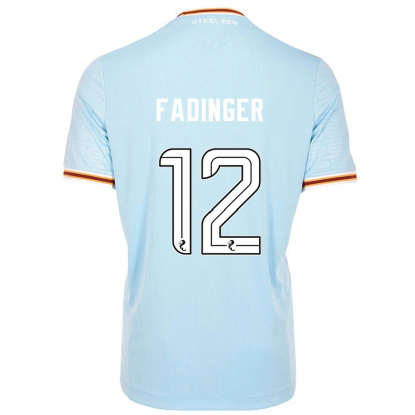 Danxen Kinder Lukas Fadinger #12 Himmelblau Auswärtstrikot Trikot 2025/26 T-Shirt Österreich