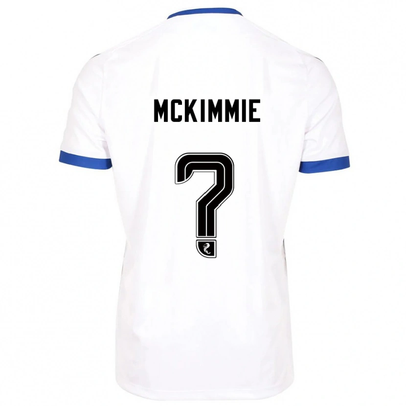 Danxen Kinder Lucas Mckimmie #0 Weiß Blau Auswärtstrikot Trikot 2025/26 T-Shirt Österreich
