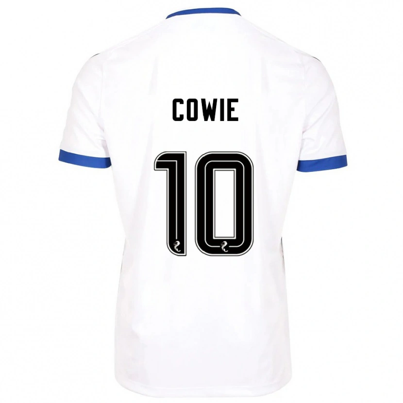 Danxen Kinder Ellie-May Cowie #10 Weiß Blau Auswärtstrikot Trikot 2025/26 T-Shirt Österreich