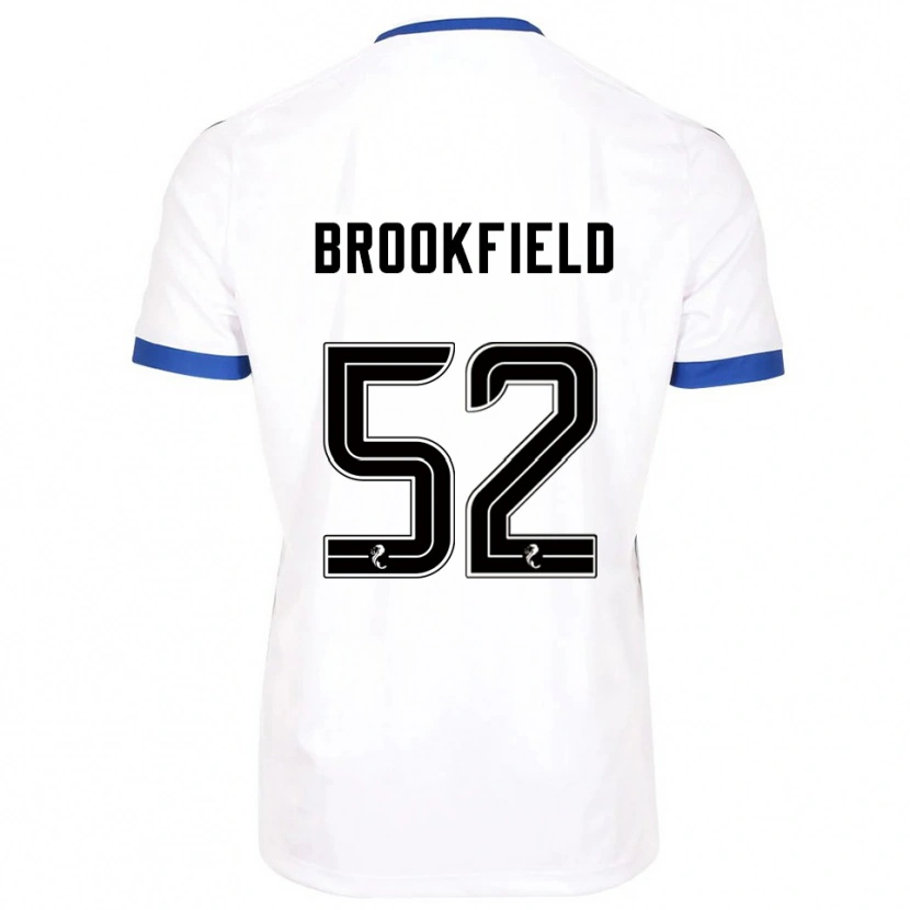 Danxen Kinder Arran Brookfield #52 Weiß Blau Auswärtstrikot Trikot 2025/26 T-Shirt Österreich