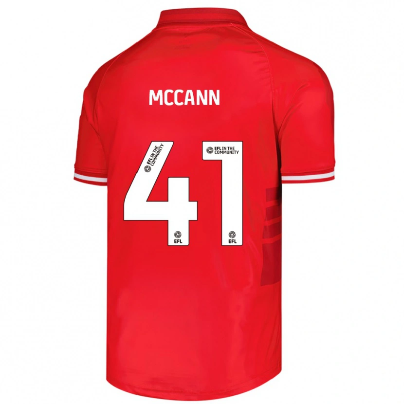 Danxen Herren Bayley Mccann #41 Rot Weiß Heimtrikot Trikot 2025/26 T-Shirt Österreich