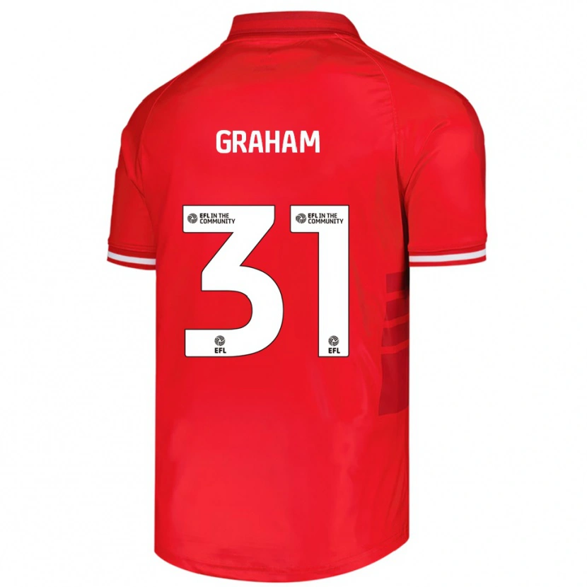 Danxen Herren Kieran Graham #31 Rot Weiß Heimtrikot Trikot 2025/26 T-Shirt Österreich