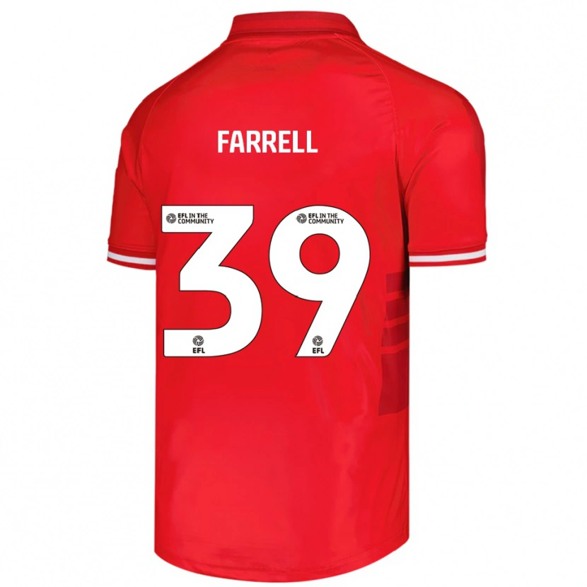 Danxen Herren Leo Farrell #39 Rot Weiß Heimtrikot Trikot 2025/26 T-Shirt Österreich