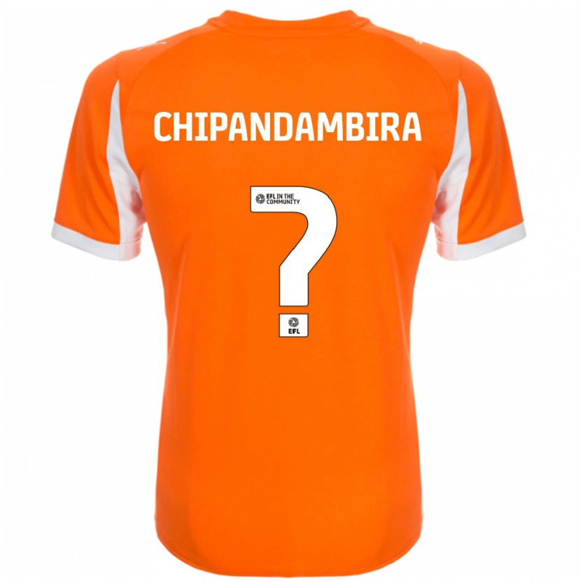 Danxen Herren Tafadzwa Chipandambira #0 Orange Weiß Heimtrikot Trikot 2025/26 T-Shirt Österreich