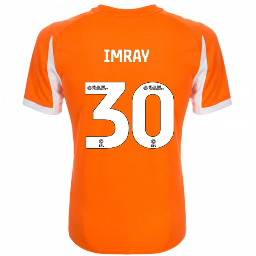 Danxen Herren Danny Imray #30 Orange Weiß Heimtrikot Trikot 2025/26 T-Shirt Österreich