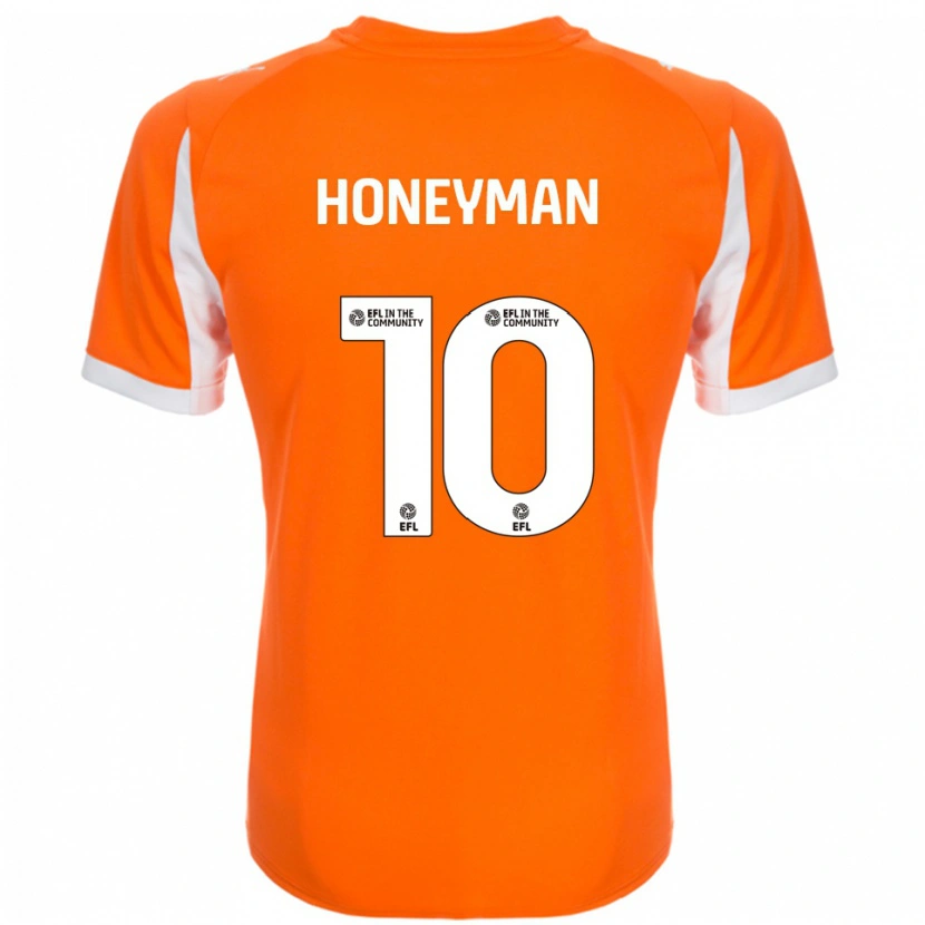 Danxen Herren George Honeyman #10 Orange Weiß Heimtrikot Trikot 2025/26 T-Shirt Österreich