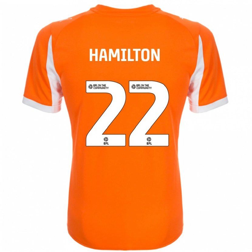 Danxen Herren Cj Hamilton #22 Orange Weiß Heimtrikot Trikot 2025/26 T-Shirt Österreich