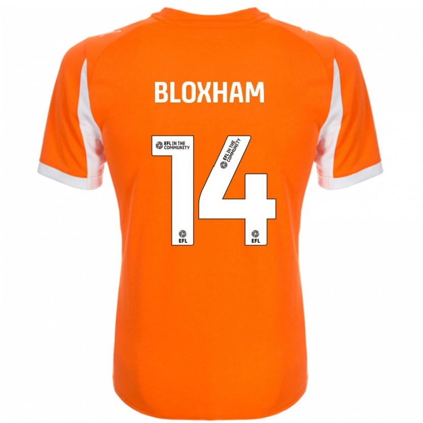 Danxen Herren Tom Bloxham #14 Orange Weiß Heimtrikot Trikot 2025/26 T-Shirt Österreich