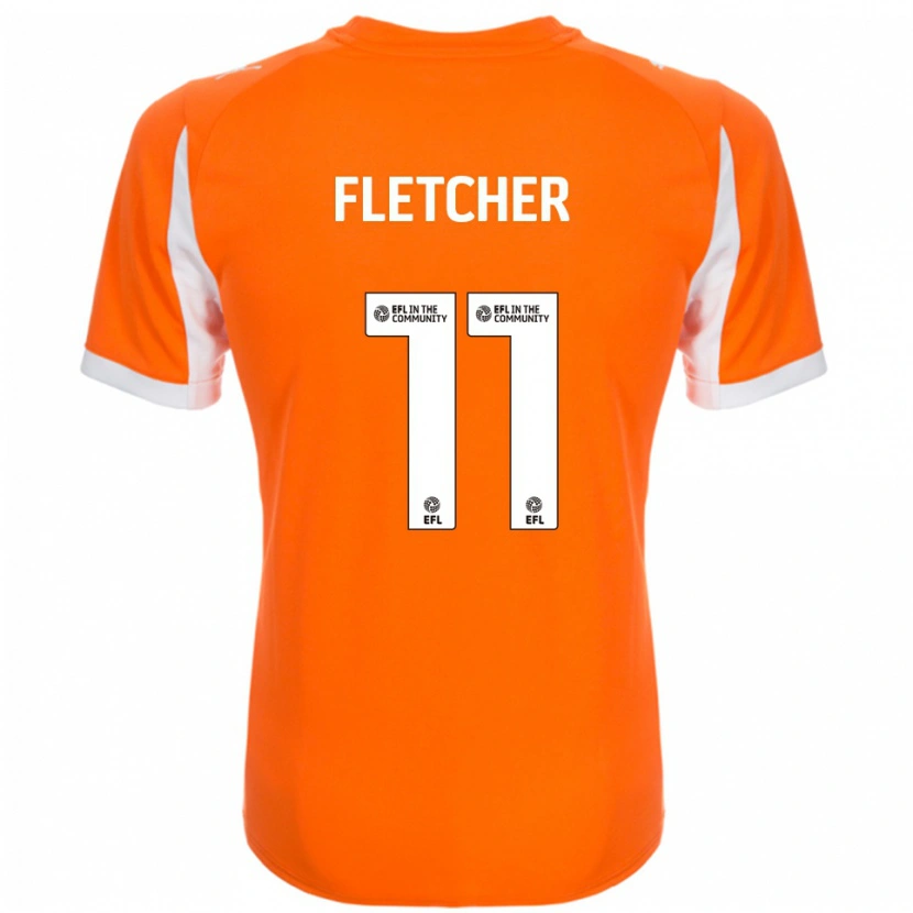 Danxen Herren Ashley Fletcher #11 Orange Weiß Heimtrikot Trikot 2025/26 T-Shirt Österreich