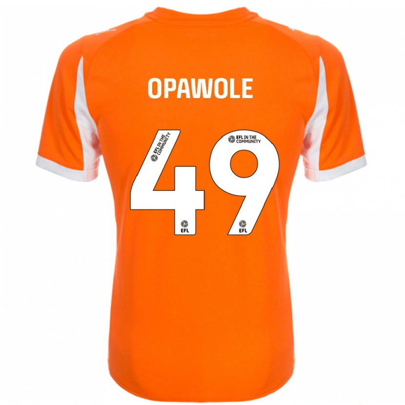 Danxen Herren Johnson Opawole #49 Orange Weiß Heimtrikot Trikot 2025/26 T-Shirt Österreich