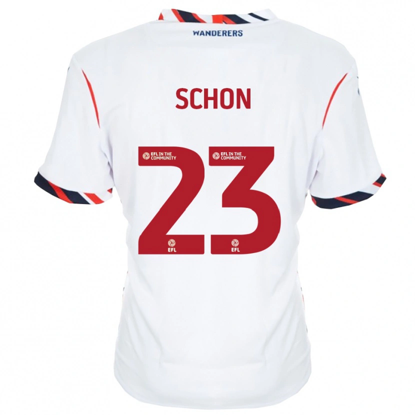 Danxen Herren Szabolcs Schön #23 Weiß Rot Heimtrikot Trikot 2025/26 T-Shirt Österreich