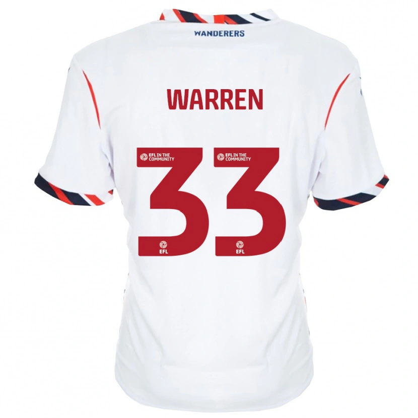 Danxen Herren Charlie Warren #33 Weiß Rot Heimtrikot Trikot 2025/26 T-Shirt Österreich