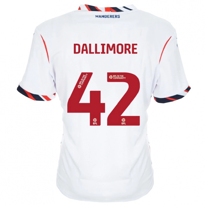 Danxen Herren Jack Dallimore #42 Weiß Rot Heimtrikot Trikot 2025/26 T-Shirt Österreich