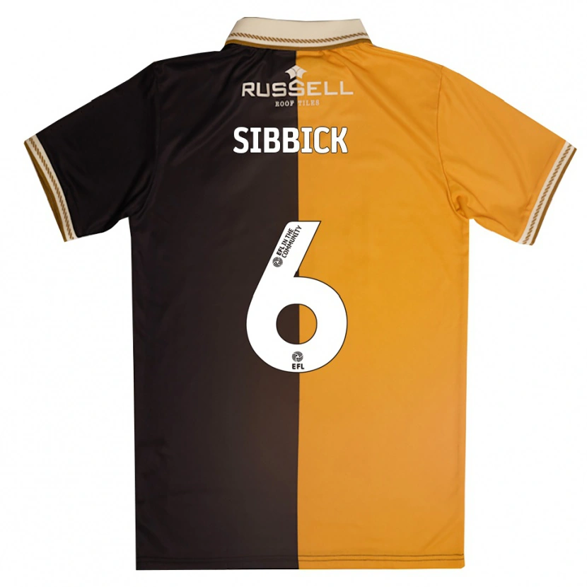 Danxen Herren Toby Sibbick #6 Gelb Schwarz Heimtrikot Trikot 2025/26 T-Shirt Österreich