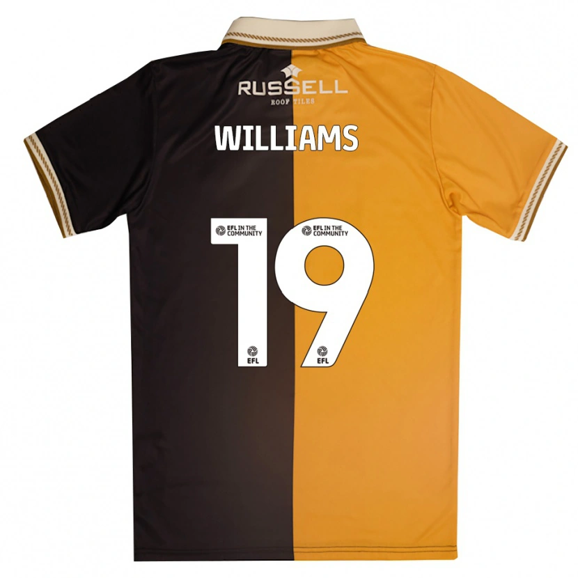 Danxen Herren Dylan Williams #19 Gelb Schwarz Heimtrikot Trikot 2025/26 T-Shirt Österreich