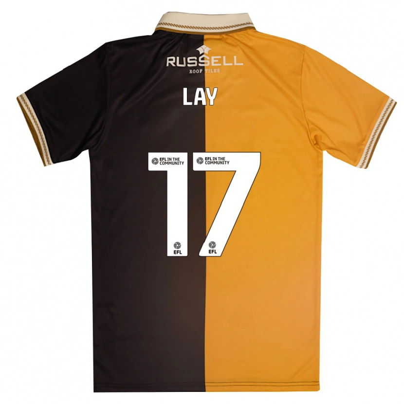 Danxen Herren Matty Lay #17 Gelb Schwarz Heimtrikot Trikot 2025/26 T-Shirt Österreich