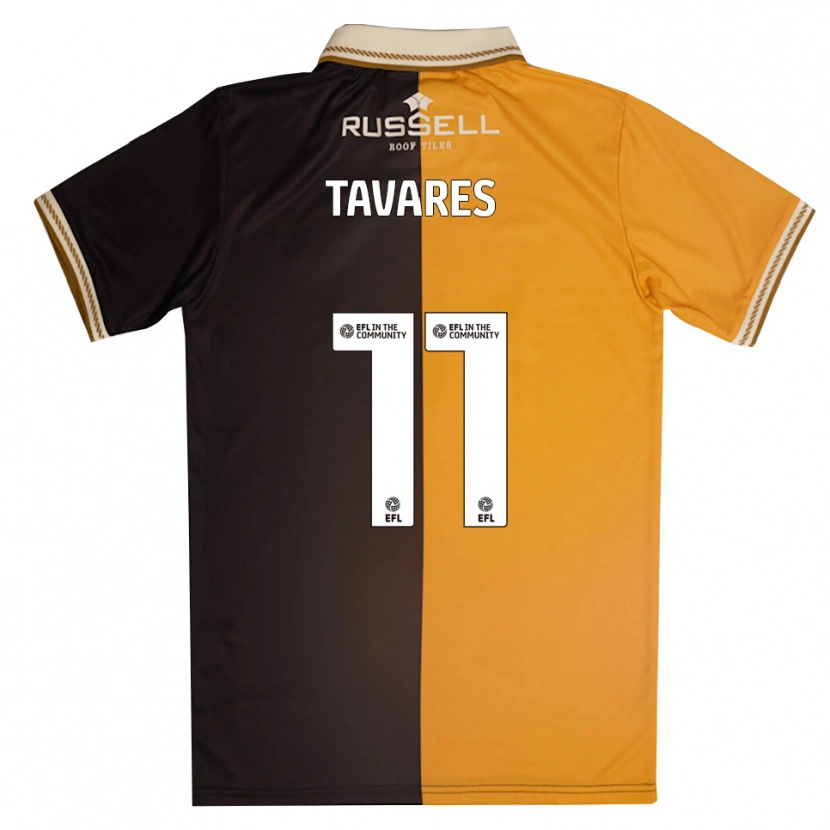 Danxen Herren Fábio Tavares #11 Gelb Schwarz Heimtrikot Trikot 2025/26 T-Shirt Österreich