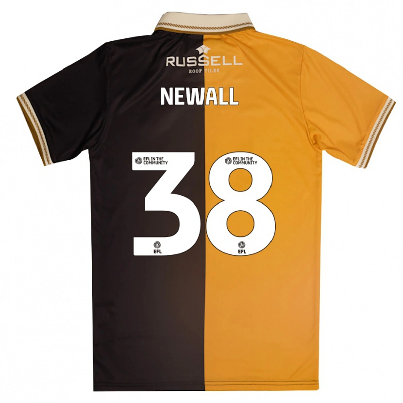 Danxen Herren Jack Newall #38 Gelb Schwarz Heimtrikot Trikot 2025/26 T-Shirt Österreich