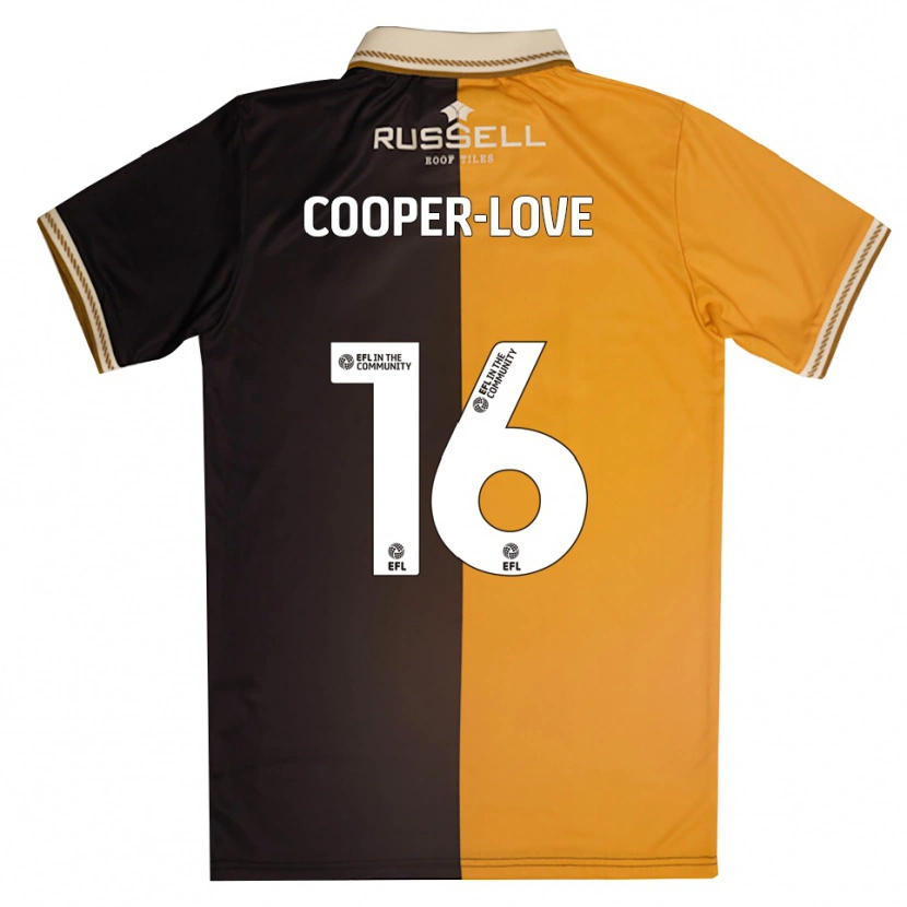 Danxen Herren Jack Cooper-Love #16 Gelb Schwarz Heimtrikot Trikot 2025/26 T-Shirt Österreich