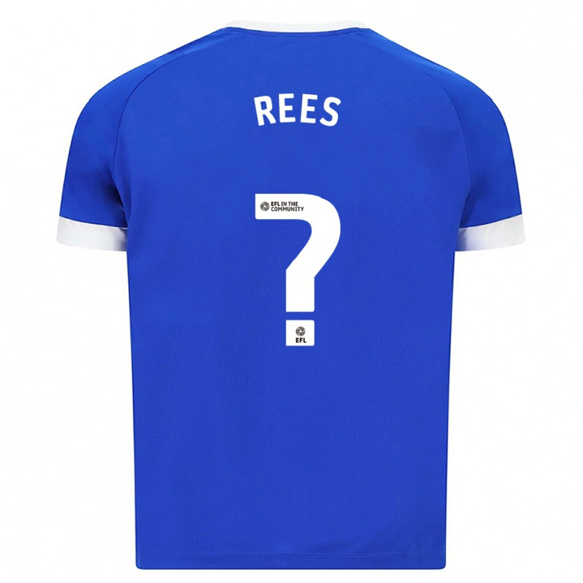 Danxen Herren Osian Rees #0 Blau Weiß Heimtrikot Trikot 2025/26 T-Shirt Österreich