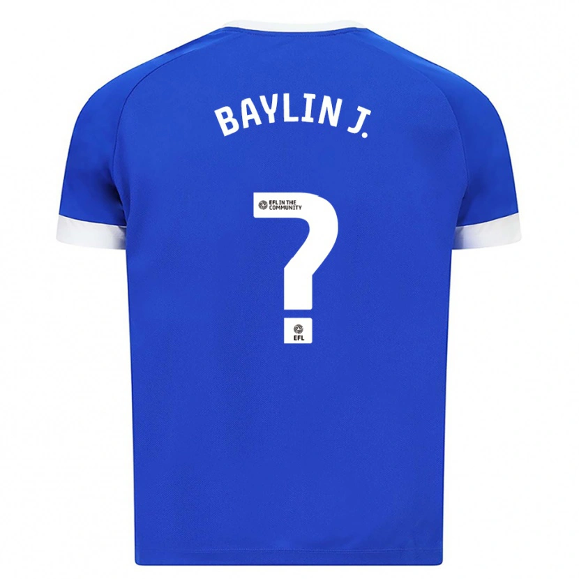 Danxen Herren Baylin Johnson #0 Blau Weiß Heimtrikot Trikot 2025/26 T-Shirt Österreich