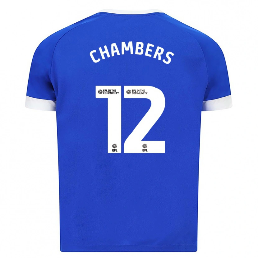 Danxen Herren Calum Chambers #12 Blau Weiß Heimtrikot Trikot 2025/26 T-Shirt Österreich
