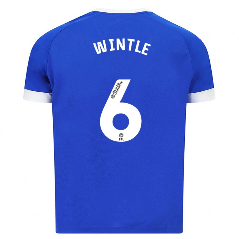 Danxen Herren Ryan Wintle #6 Blau Weiß Heimtrikot Trikot 2025/26 T-Shirt Österreich