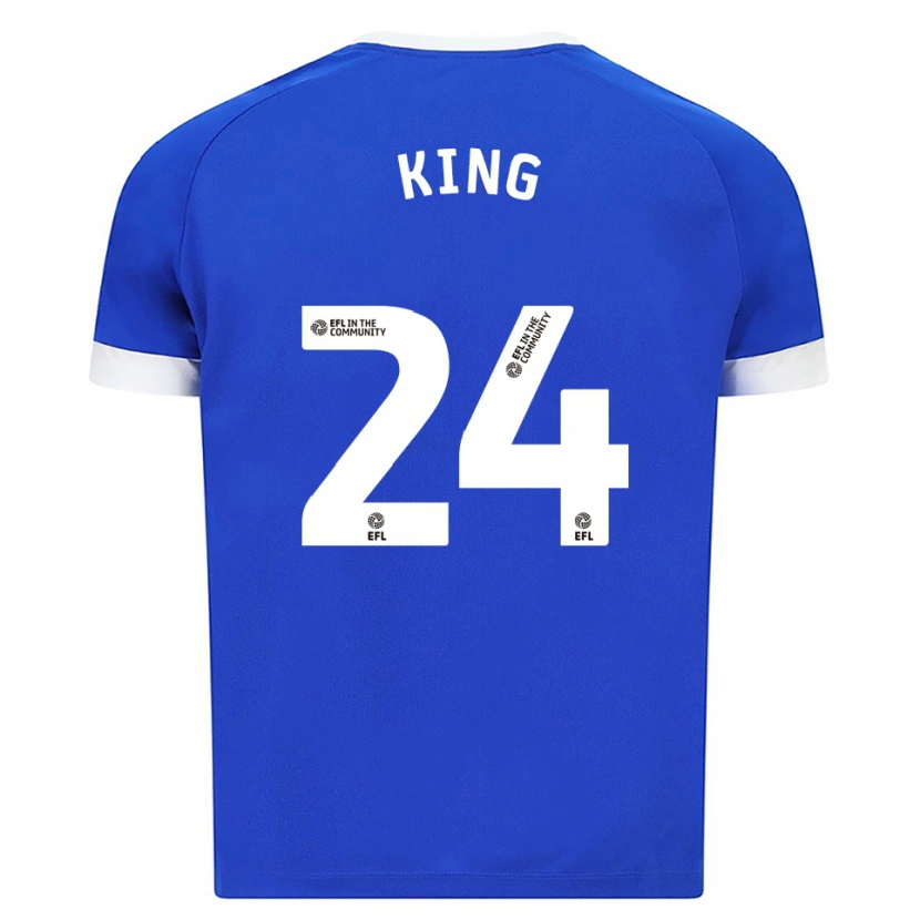 Danxen Herren Eli King #24 Blau Weiß Heimtrikot Trikot 2025/26 T-Shirt Österreich