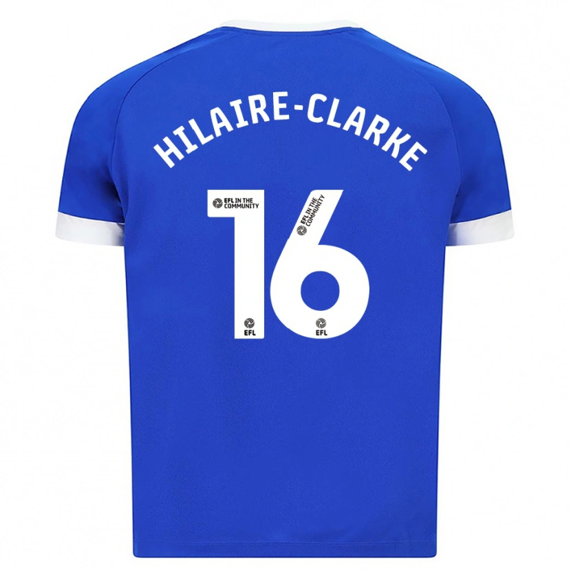 Danxen Herren Riley Hilaire-Clarke #16 Blau Weiß Heimtrikot Trikot 2025/26 T-Shirt Österreich