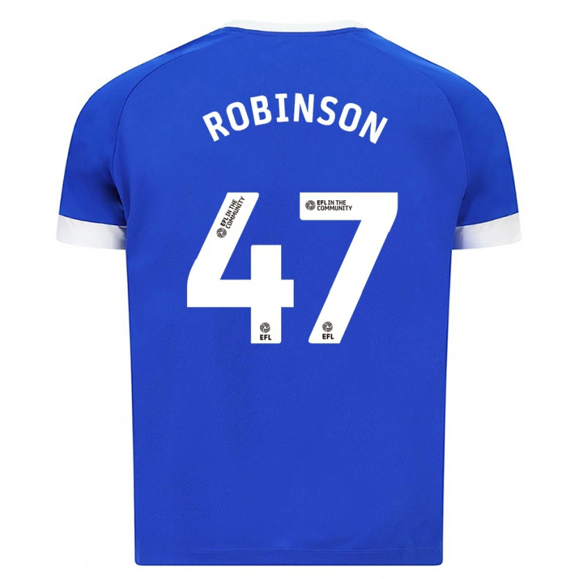 Danxen Herren Callum Robinson #47 Blau Weiß Heimtrikot Trikot 2025/26 T-Shirt Österreich