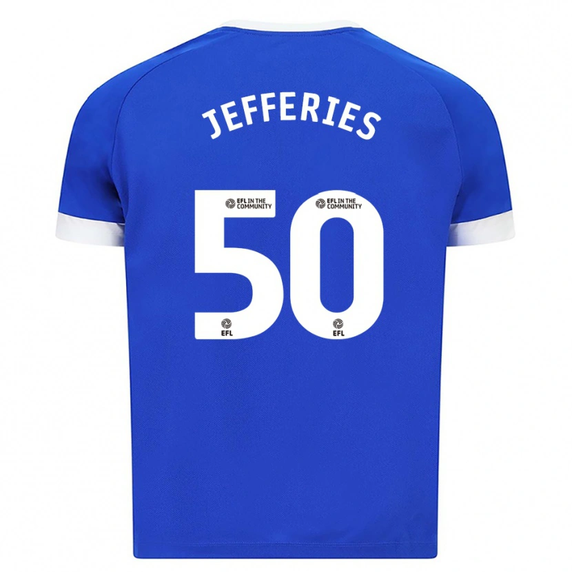 Danxen Herren Isaac Jefferies #50 Blau Weiß Heimtrikot Trikot 2025/26 T-Shirt Österreich