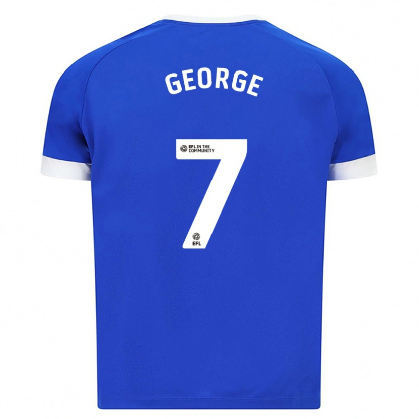 Danxen Herren Trey George #7 Blau Weiß Heimtrikot Trikot 2025/26 T-Shirt Österreich