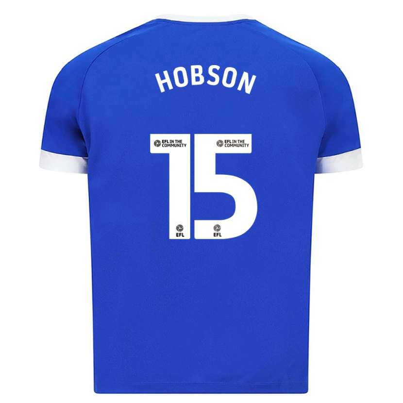Danxen Herren Jacob Hobson #15 Blau Weiß Heimtrikot Trikot 2025/26 T-Shirt Österreich