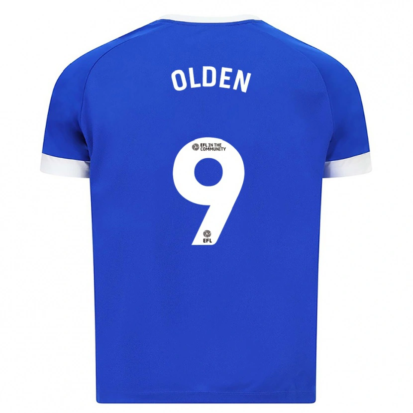 Danxen Herren Mackenzie Olden #9 Blau Weiß Heimtrikot Trikot 2025/26 T-Shirt Österreich