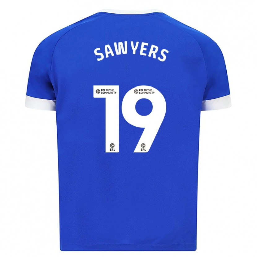 Danxen Herren Romaine Sawyers #19 Blau Weiß Heimtrikot Trikot 2025/26 T-Shirt Österreich