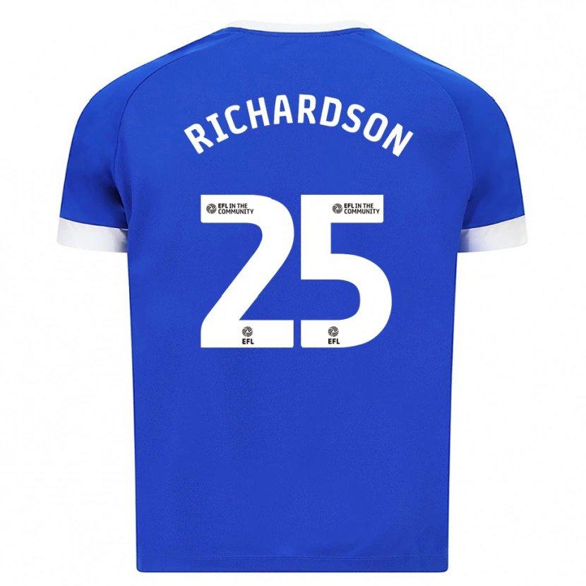 Danxen Herren Tija Richardson #25 Blau Weiß Heimtrikot Trikot 2025/26 T-Shirt Österreich