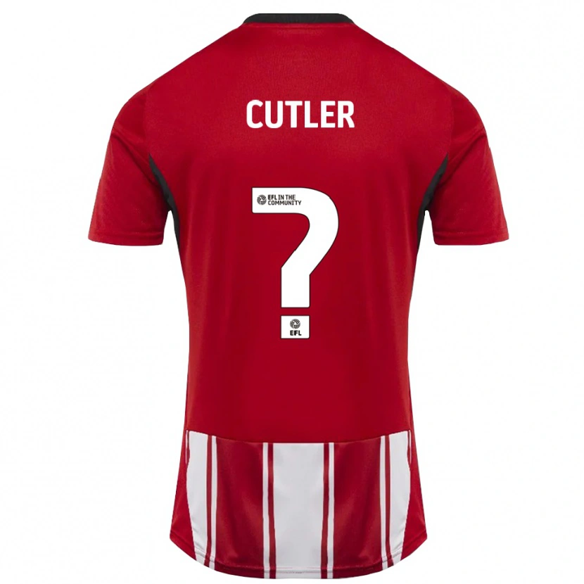 Danxen Herren Theo Cutler #0 Rot Weiß Schwarz Heimtrikot Trikot 2025/26 T-Shirt Österreich