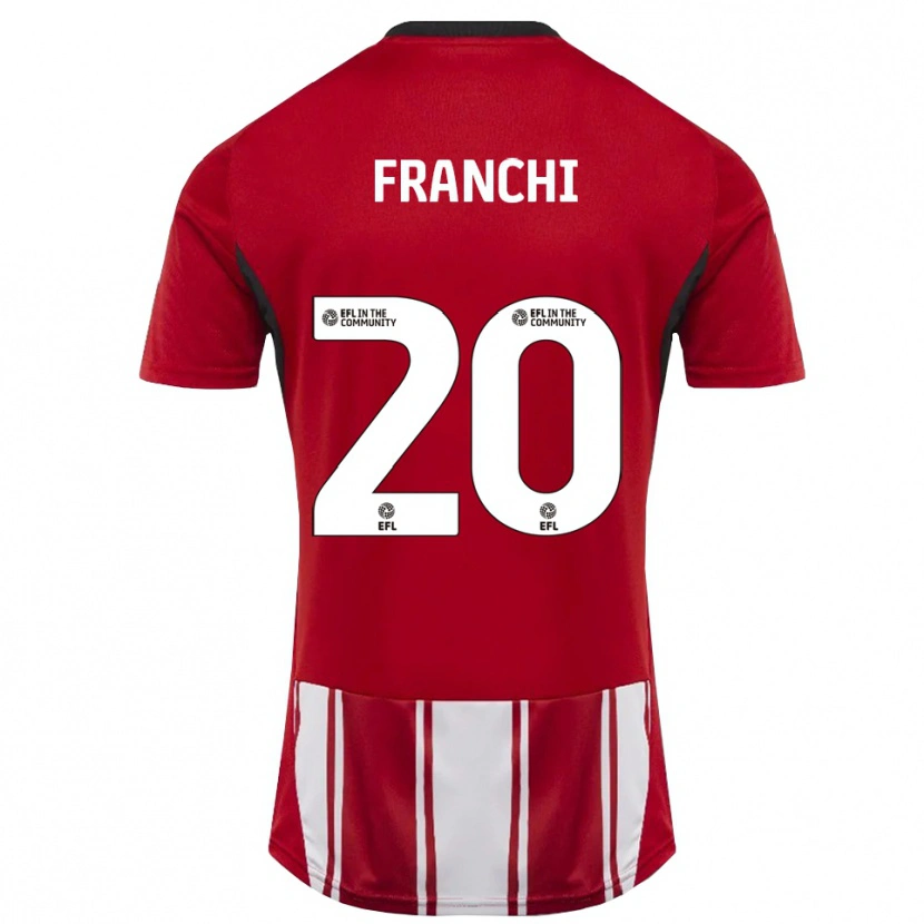 Danxen Herren Matilda Franchi #20 Rot Weiß Schwarz Heimtrikot Trikot 2025/26 T-Shirt Österreich