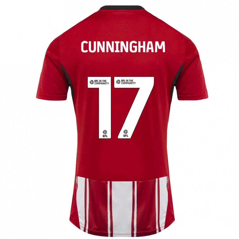 Danxen Herren Zoe Cunningham #17 Rot Weiß Schwarz Heimtrikot Trikot 2025/26 T-Shirt Österreich