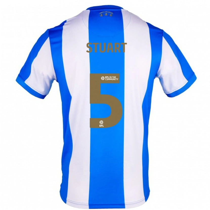 Danxen Herren Charlotte Stuart #5 Blau Weiß Heimtrikot Trikot 2025/26 T-Shirt Österreich