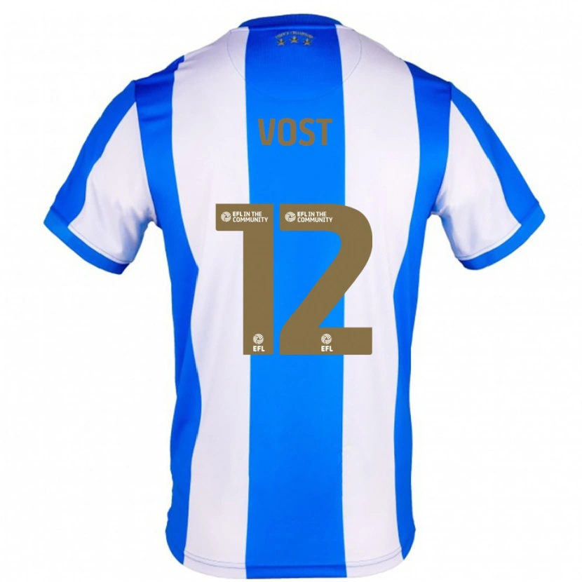 Danxen Herren Daniel Vost #12 Blau Weiß Heimtrikot Trikot 2025/26 T-Shirt Österreich