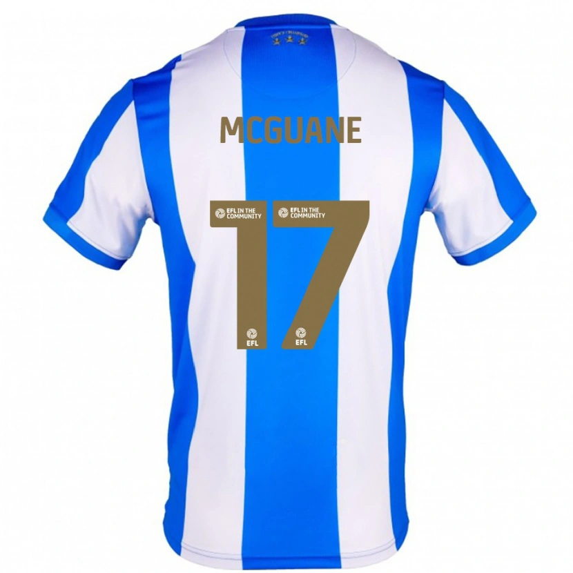 Danxen Herren Marcus Mcguane #17 Blau Weiß Heimtrikot Trikot 2025/26 T-Shirt Österreich