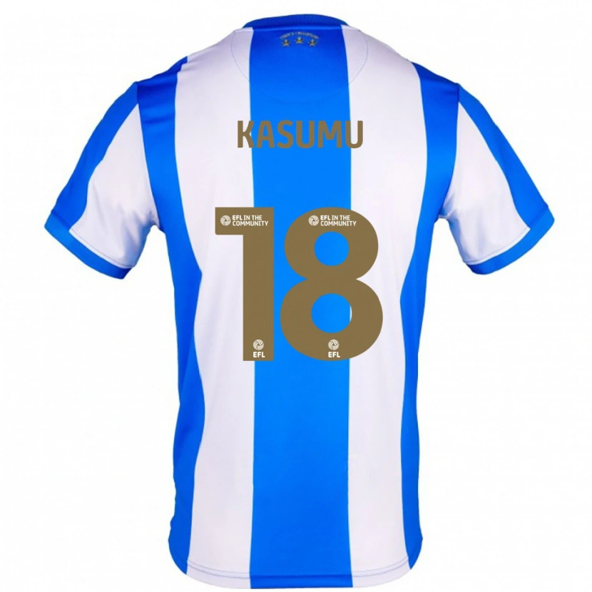 Danxen Herren David Kasumu #18 Blau Weiß Heimtrikot Trikot 2025/26 T-Shirt Österreich