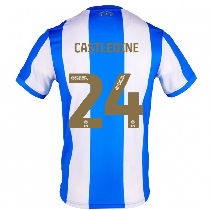 Danxen Herren Leo Castledine #24 Blau Weiß Heimtrikot Trikot 2025/26 T-Shirt Österreich