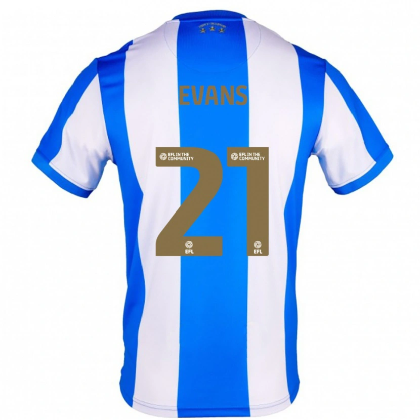 Danxen Herren Antony Evans #21 Blau Weiß Heimtrikot Trikot 2025/26 T-Shirt Österreich