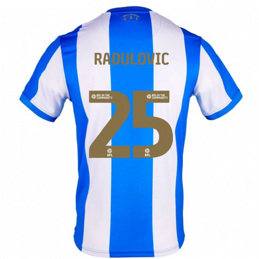 Danxen Herren Bojan Radulović #25 Blau Weiß Heimtrikot Trikot 2025/26 T-Shirt Österreich