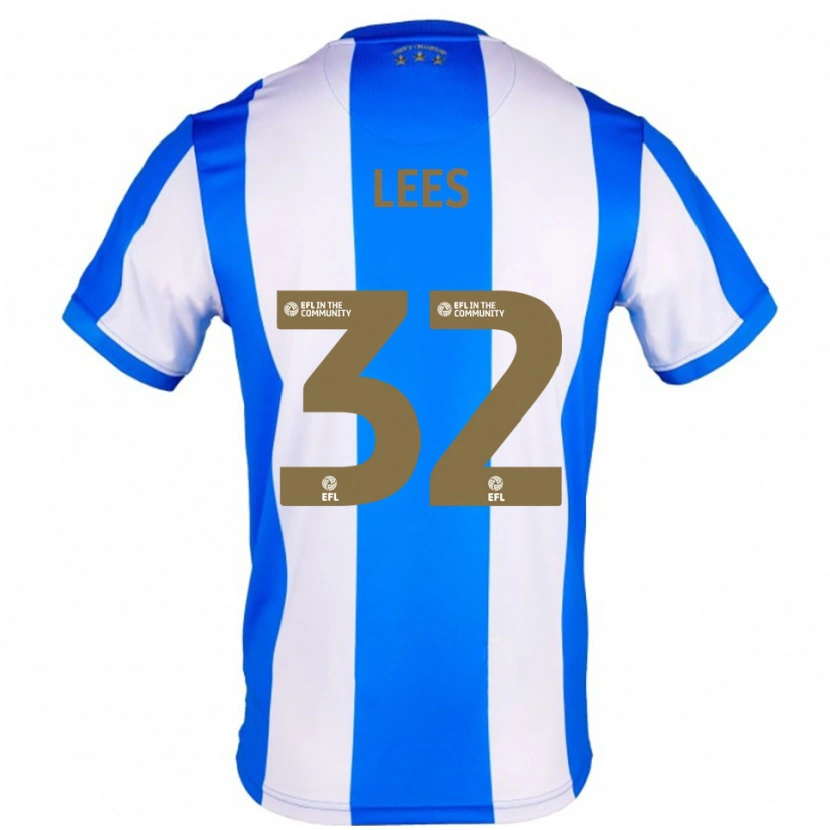 Danxen Herren Tom Lees #32 Blau Weiß Heimtrikot Trikot 2025/26 T-Shirt Österreich