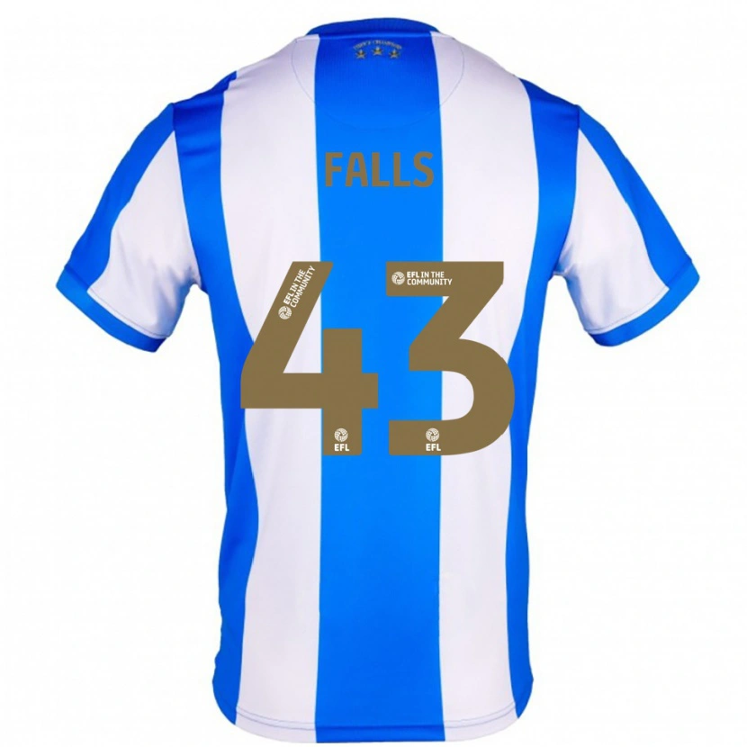 Danxen Herren Conor Falls #43 Blau Weiß Heimtrikot Trikot 2025/26 T-Shirt Österreich
