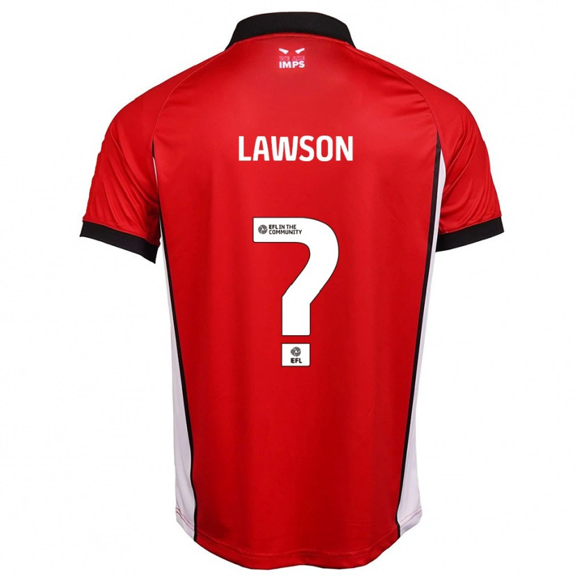 Danxen Herren Iona Lawson #0 Rot Weiß Heimtrikot Trikot 2025/26 T-Shirt Österreich