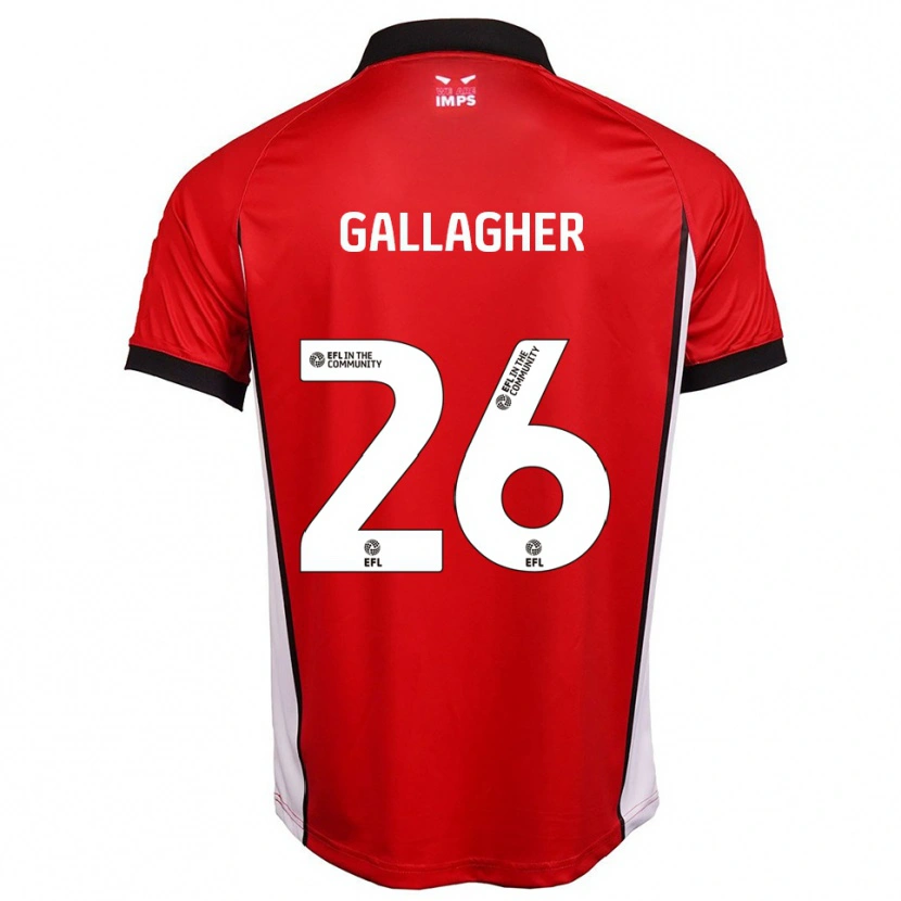 Danxen Herren Oisín Gallagher #26 Rot Weiß Heimtrikot Trikot 2025/26 T-Shirt Österreich